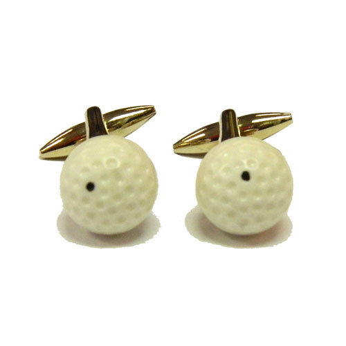 golf ball cuff links